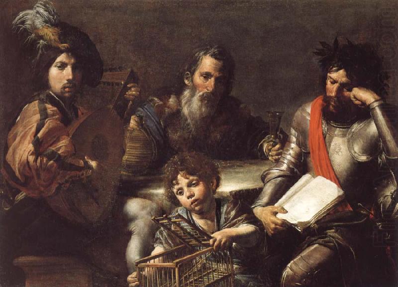 VALENTIN DE BOULOGNE The Four Ages of Man china oil painting image